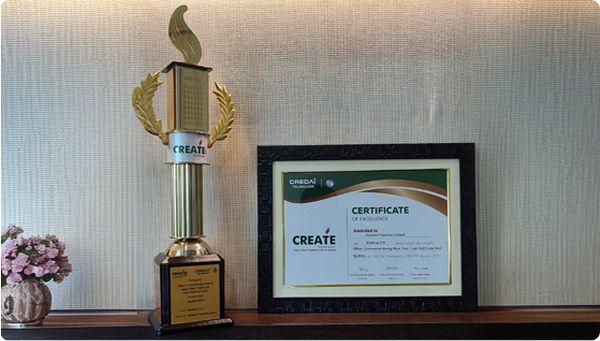 CREATE – 2021 (CREDAI REALTY AWARDS FOR TELANGANA) for Office / Commercial having more than 1 lakh sqft super built up area.